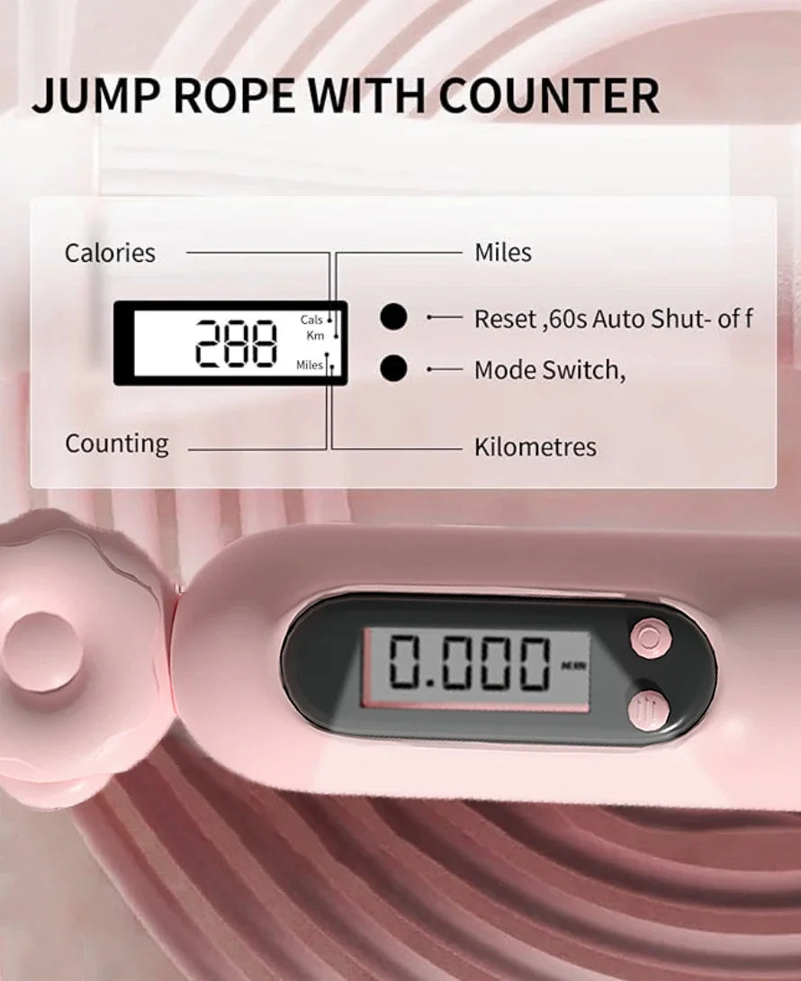 Jump Rope with Counter, Adjustable Skipping Rope