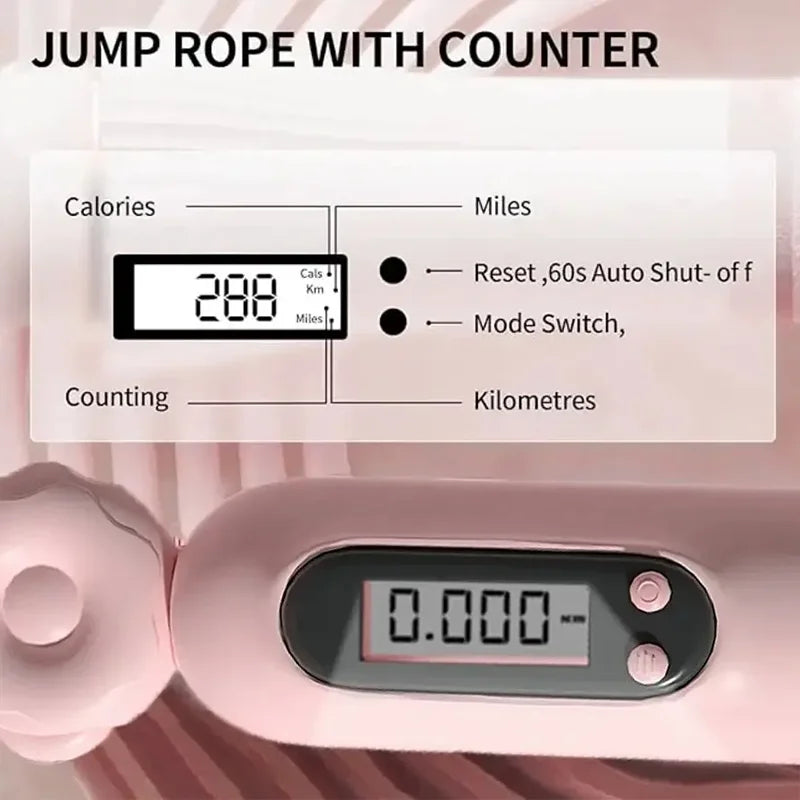 Jump Rope with Counter, Adjustable Skipping Rope