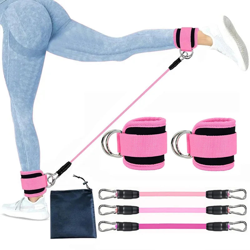 Fitness Workout Exercise Equipment Resistance Band Set